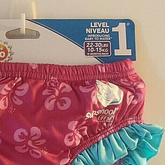 Girls Swim Diaper Pink - Picture 7 of 8
